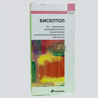 BİSEPTOL 240 mq/5 ml suspenziya